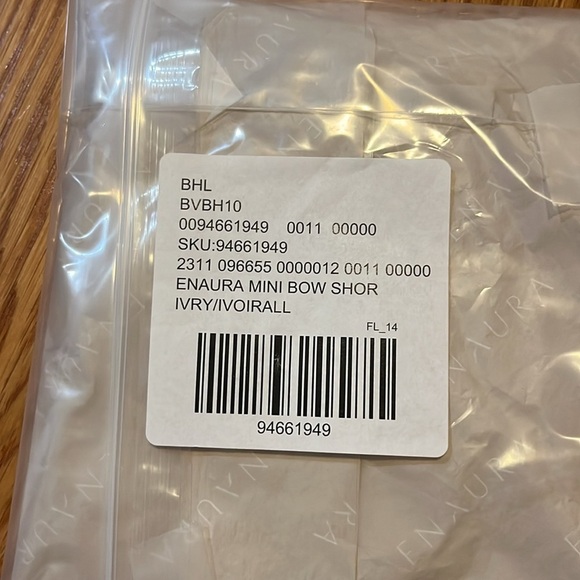 Anthropologie x BHLDN Mini Bow Dotted Tulle Veil NIP main image 4